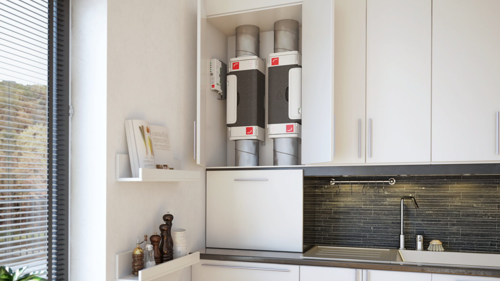 Zehnder_CSY_ComfoVarAero_Millieu_Kitchen ComfoVar Aero, Milieu, Kitchen, Built-in